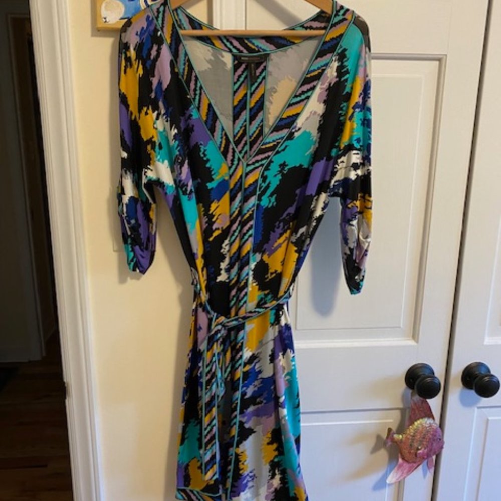 Gorgeous Y2K Era BCBG Max Azria Silky Knit Dress Large